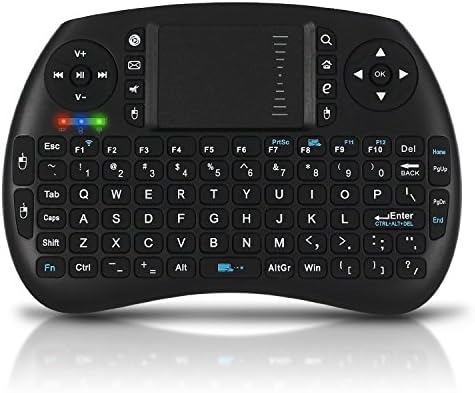 [2016 NEW Model] Mini Backlight Bluetooth Keyboard and Touchpad Mouse Combo for Google Android Devices X-BOX Smart TV, TV Box, HTPC, PC, Notebook Pad and Other Games