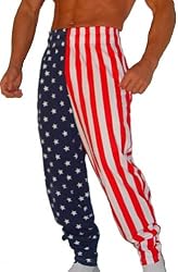 O500 Otomix Baggy Workout Gym Pants - American Flag
