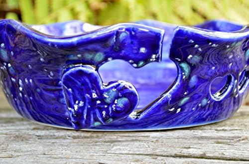 READY TO SHIP! Jumbo Large Yarn Bowl Hand Thrown with Free Blank Journal with your order!