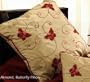Almond Butterfly Quilted Decorative Pillow by Donna Sharp Model 40003 Sells in upscale stores for $44.99