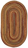 2 x 3 Rectangular Made-to-Order Capel 0442RS00240036300 Gray Color Hand Braided American "Eaton Collection" Vertical Stripe Pattern Rug