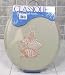 Sea Shell Embroidered Padded Toilet Seat
