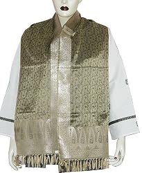 In Vogue Jacquard Silk Scarf for Women Indian Fashion