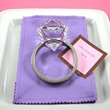 Large Diamond Ring Paperweight - Baby Shower Gifts & Wedding Favors