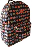Dickies Backpack Black Peace Hearts