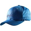 Troy Lee Designs Signature Men's Flexfit Fashion Hat w/ Free B&F Heart Sticker Bundle - Blue