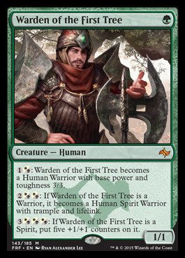 Magic: the Gathering - Warden of the First Tree (143/185) - Fate Reforged