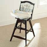 Carters Wonder Wood High Chair - Dark Cherry