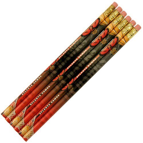 NBA Atlanta Hawks 6-Pack Team Logo Pencil Set