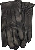 Messori® Herren Lederhandschuhe aus weichem Ziegennappaleder, Schwarz, Größe 9