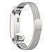 Fitbit Alta Band,Xnucol Magnetic Closure Clasp Mesh Band Milanese Loop Style Stainless Steel Bracelet Strap for Fitbit Alta