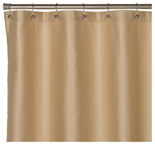 Pinzon Ottoman Rib Shower Curtain Oat