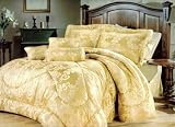 Luxury 7 Pc. Oversized Queen Comforter Set with Matching Pillows