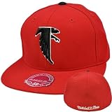 NFL Mitchell Ness Wool Throwback Logo Hat Cap Fitted TK03 Atlanta Falcons 7 3/8