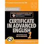 Cambridge Certificate in Advanced English 1 for updated exam Student's Book with answers: Official Examination papers from University of Cambridge ESOL ... Examinations: Paper 1 (CAE Practice Tests)