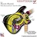 Alecias Swirl 01 Yellow WraptorSkinz Skin fits Rock Band Stratocaster Guitar for Nintendo Wii, XBOX 360, PS2 & PS3 (GUITAR NOT INCLUDED)