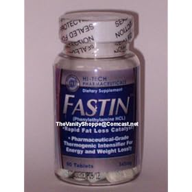 FASTIN 345MG PHENYLETHYLAMINE HCL DIET & WEIGHT LOSS PILLS 60 TABLETS *NO RX NEEDED* APPETITE SUPPRESSANT