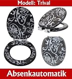 Wc Sitz Toilettendeckel Toilettensitz mit Absenkautomatik MDF 3D Design Trival WS38
