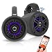 Pyle Waterproof Rated Bluetooth Marine Tower Wakeboard Subwoofer Speaker System with Wireless Music Streaming & LED Lights (4