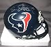 Steve Slaton Houston Texans NFL Hand Signed Mini Football Helmet