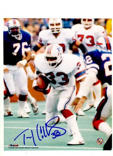 Tony Collins Autographed/Hand Signed New England Patriots 8x10 Photo