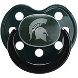Baby Fanatic Pacifier - Glow In The Dark (2 Pack) - Michigan State University by Baby Fanatic [並行輸入品