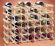 J.K. Adams MWR-40 Hardwood 40-Bottle Wine Rack, Natural