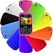 iGloo Premium: 10 Pack of Multi Coloured Flexible Soft Silicone Skin Case Covers for the BlackBerry Curve 8520 / 9300 3G