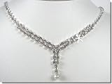 Bridal Crystal Necklace Set N1D56