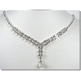 Bridal Crystal Necklace Set N1D54