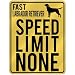 New  Fast Labrador Retriever - Speed Limit None  Parking Sign Dog