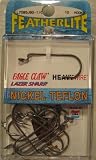 Eagle Claw FeatherLite Lazer Sharp Worm Hooks - 1/0