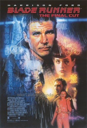 7.8"x11.8" (20x30cm)Tin Poster Decor Wall Blade Runner The Final Cut Harrison Ford Rutger Hauer Sean Young by Single Dandelion