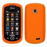 Orange Silicone Case / Skin / Cover for Samsung Solstice II / SGH-A817