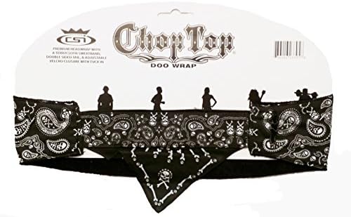 Chop Top Womens Cloth Head Band One Size Black with Silver Rhinestuds Skulls and Bones