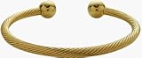 Yellow Steel Magnetic Bangle Style Bracelet