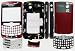 Red AT&T GSM Original OEM Full Complete Housing for Rim BlackBerry Curve 8300 8310 8320 Cover Case Faceplate with Lens Trackball Keypads Keyboard