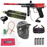 Spyder Pilot ACS Red Paintball Gun Starter Package C
