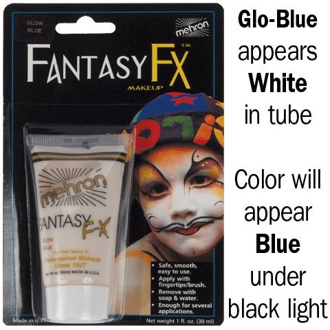 Mehron Fluorescent Blacklight Makeup - Blue