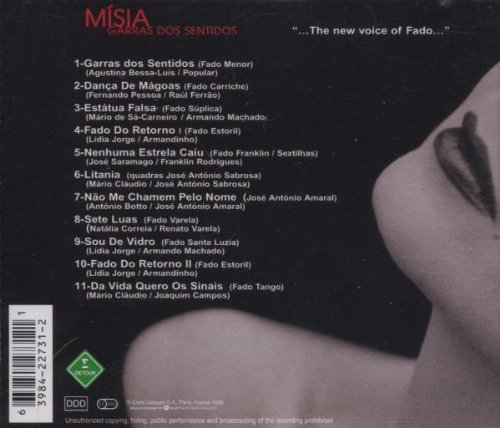 Cover image : Misia;Fado/Garras Dos Sentidos