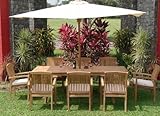 New 9 Pc Luxurious Grade-A Teak Dining Set - 94