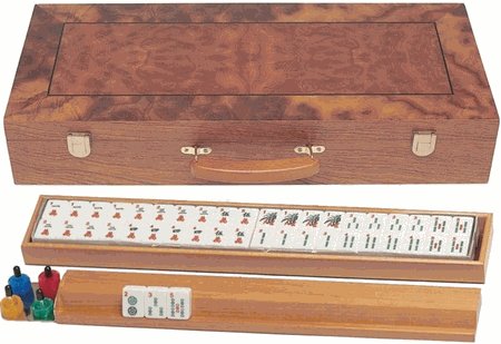 Childrens Toyshop  Toys : Wood Expressions American Camphor Mahjong Set