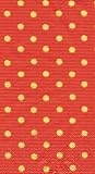 Caspari Dots Paper Guest Towel Package, Orange and Gold
