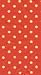 Kitchen & Housewares : Caspari Dots Paper Guest Towel Package, Orange and Gold