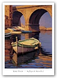 Reflejos de Marsella I by Kiku Poch 18"x24" Art Print Poster