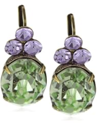 Sorrelli "Sweet Dreams" Charming Oval Crystal Gold-Tone Earrings
