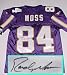 Randy Moss autographed Vikings authentic jersey