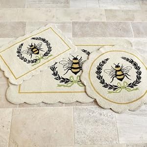 Bee Hand Hooked Scatter Rug- Ballard Designs