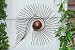 Spiral Sun In Bronze Steel Wall Art