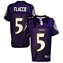 Joe Flacco Jersey: Reebok Purple Replica #5 Baltimore Ravens Jersey